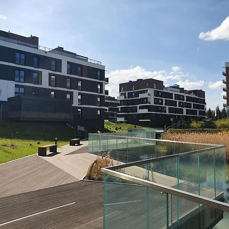 Apartament Ceglana Park- Piękne Osiedle- Nowe Luksusowe Mieszkanie Z Biurkiem Katowice