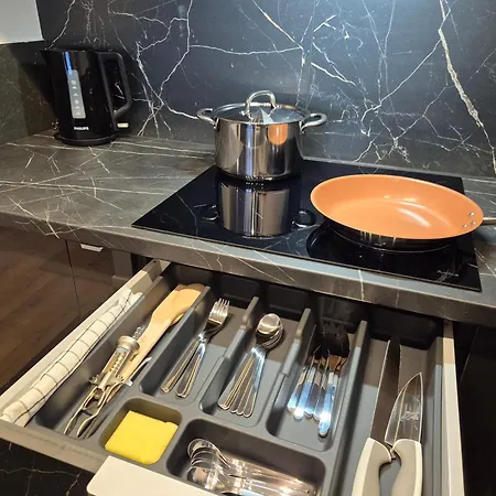 Apartment Ceglana Park- Piekne Osiedle- Nowe Luksusowe Mieszkanie Z Biurkiem Katowice